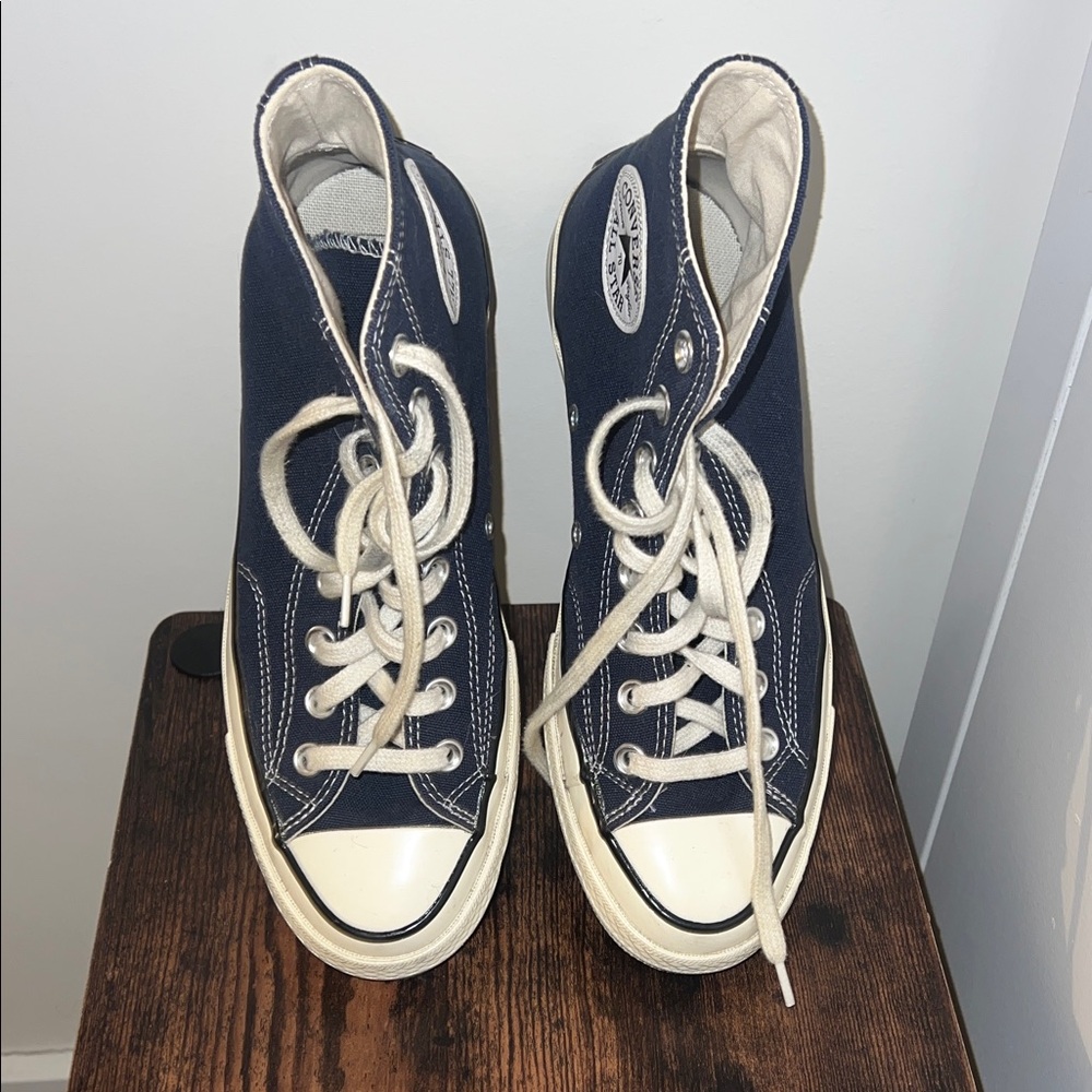 Converse Hi 70 Dark Blue High-Tops with White Accents